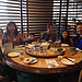 Having lunch with my grandma, uncle, and cousin