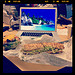 My working dinner. Quiznos turkey sub and salad. Compliments of Primatech.
